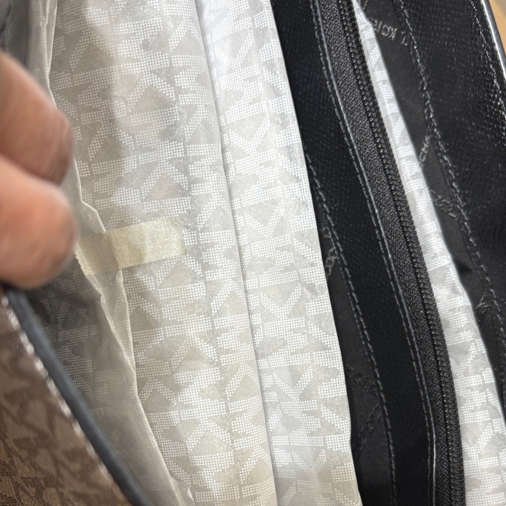 Michael Kors Shimmering Silver Tote - Picture 4 of 5
